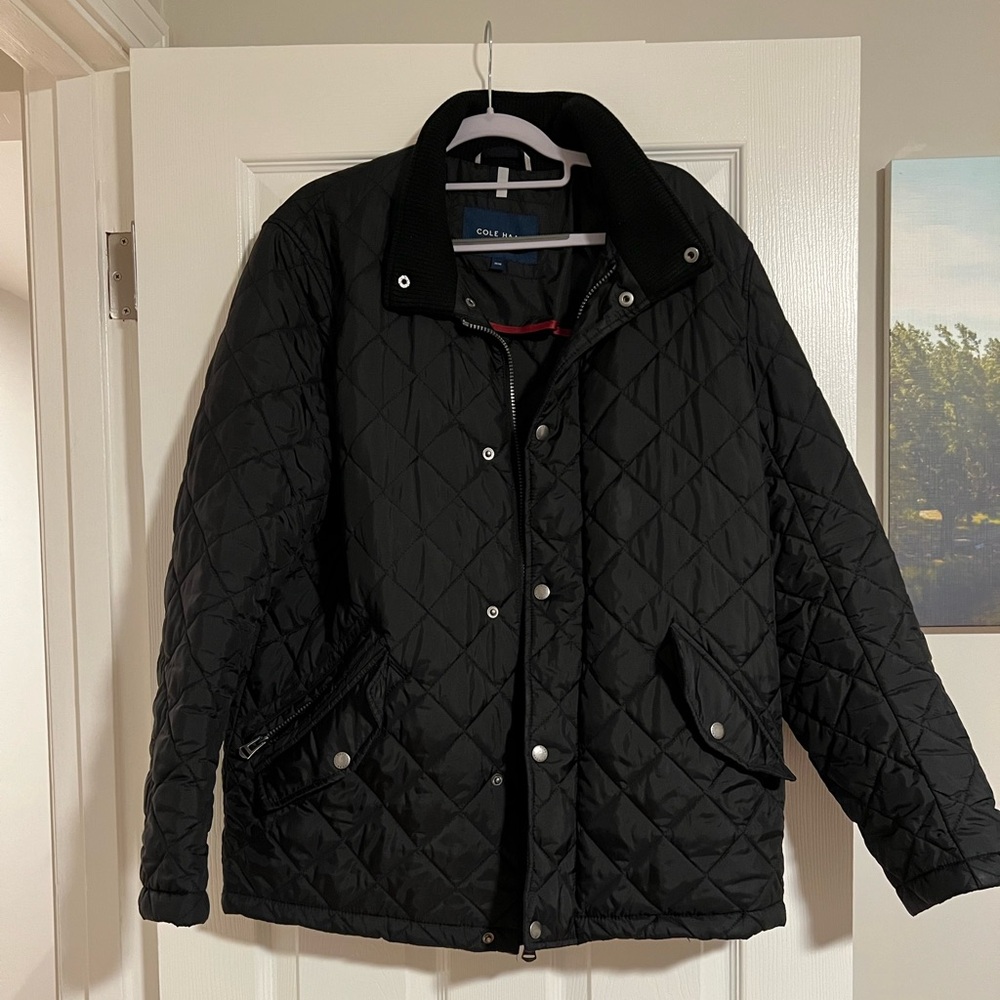 Men’s Cole Haan Black Quilted Jacket